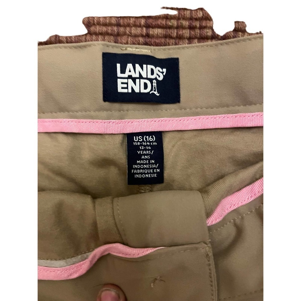 Lands End Pleated Skirt/skort Size 16 - Picture 2 of 4